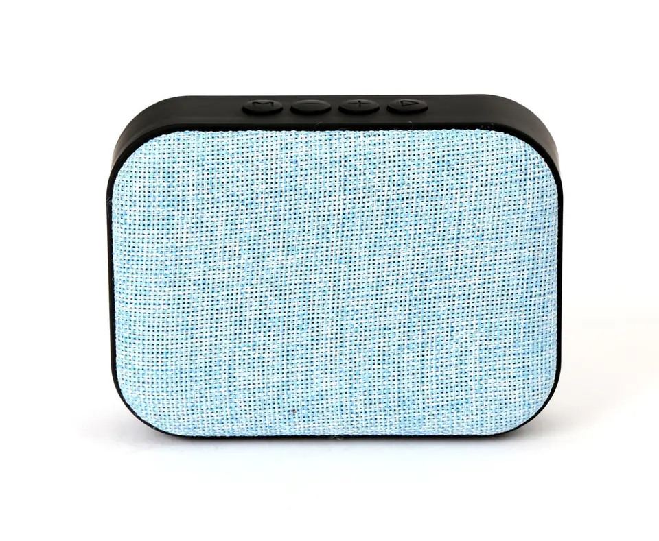 ⁨OMEGA SPEAKER GŁOŚNIK BLUETOOTH V4.1 FABRIC BLUE RMS 5W  [44331] TE⁩ w sklepie Wasserman.eu