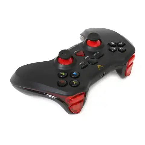 ⁨OMEGA GAMEPAD PAD DO GIER SANDPIPER OTG FOR ANDROID PS3 PC WITH CLIP USB-C BLACK [42403]⁩ w sklepie Wasserman.eu
