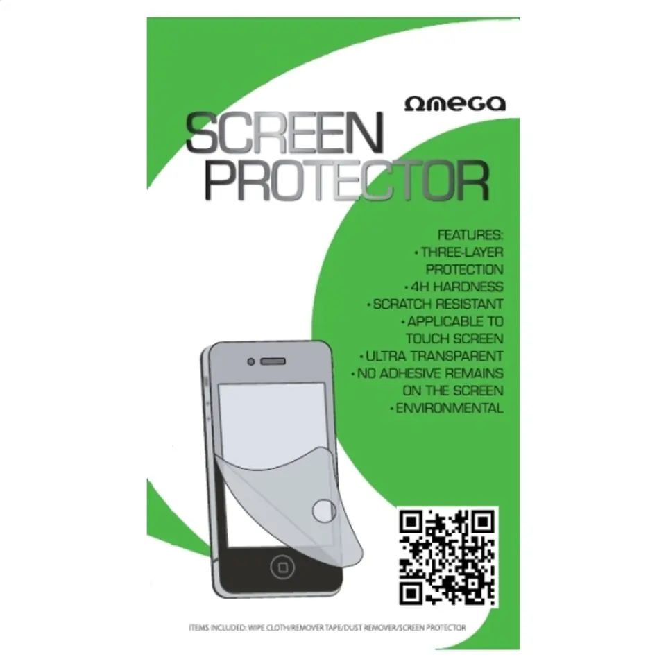 ⁨OMEGA SCREEN PROTECTOR SZKŁO OCHRONNE DO TELEFONU HTC INCREDIBLE S  AG  [41456]⁩ w sklepie Wasserman.eu