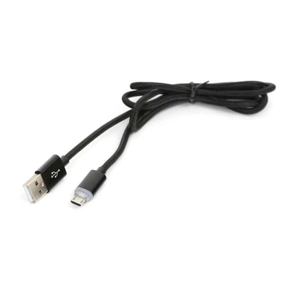 ⁨OMEGA USB 2.0 CABLE microUSB for smartphones, tablets 1M [41268]⁩ at Wasserman.eu