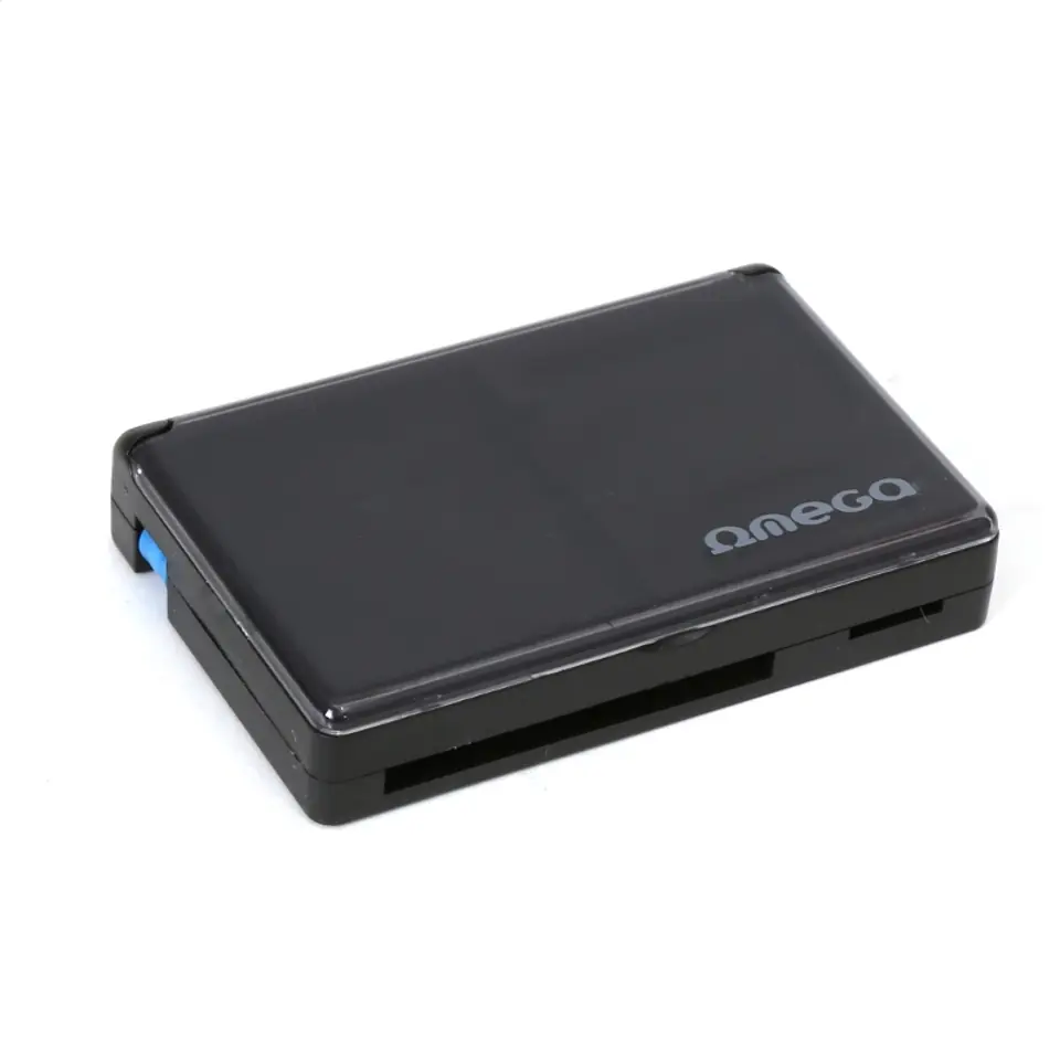⁨OMEGA CARD READER microSDHC/SDHC/SDXC/CF USB 3.0 + BOX [42848]⁩ at Wasserman.eu