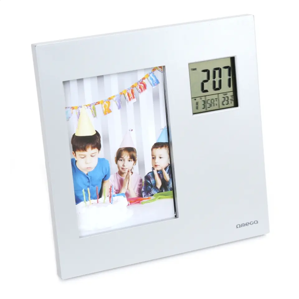 ⁨OMEGA DIGITAL WEATHER STATION WITH PHOTO FRAME [542363]⁩ at Wasserman.eu