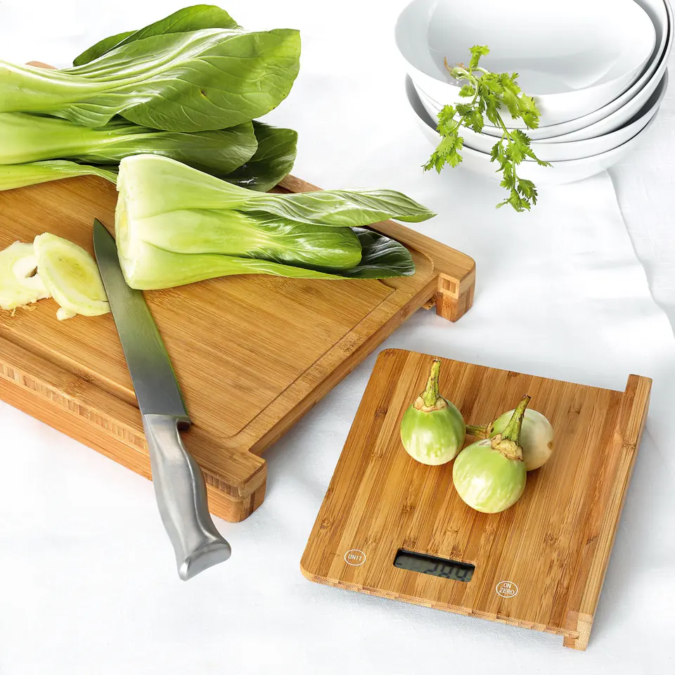 ⁨PLATINET WAGA Z DESKĄ DO KROJENIA KITCHEN SCALE WITH CUTTING BOARD 44670⁩ w sklepie Wasserman.eu