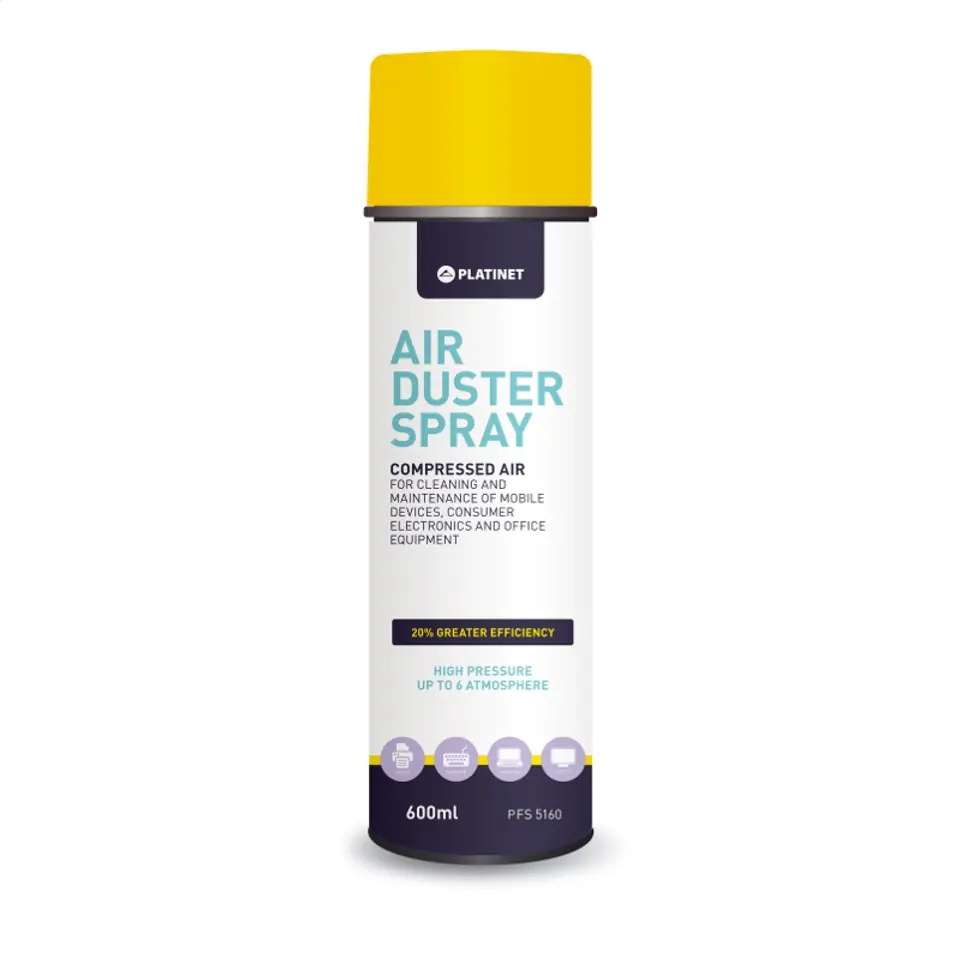⁨PLATINET COMPRESSED AIR FOR CLEANING ELECTRONIC DEVICES 600ML⁩ at Wasserman.eu