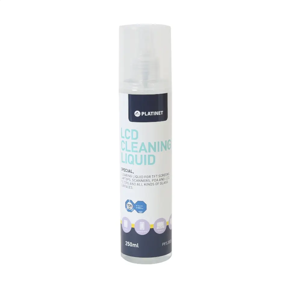 ⁨PLATINET LCD CLEANING LIQUID 250ML PFS5525 [43638]⁩ at Wasserman.eu