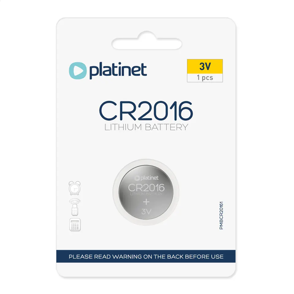 ⁨PLATINET BATTERY CR2016 BLISTER*1⁩ at Wasserman.eu