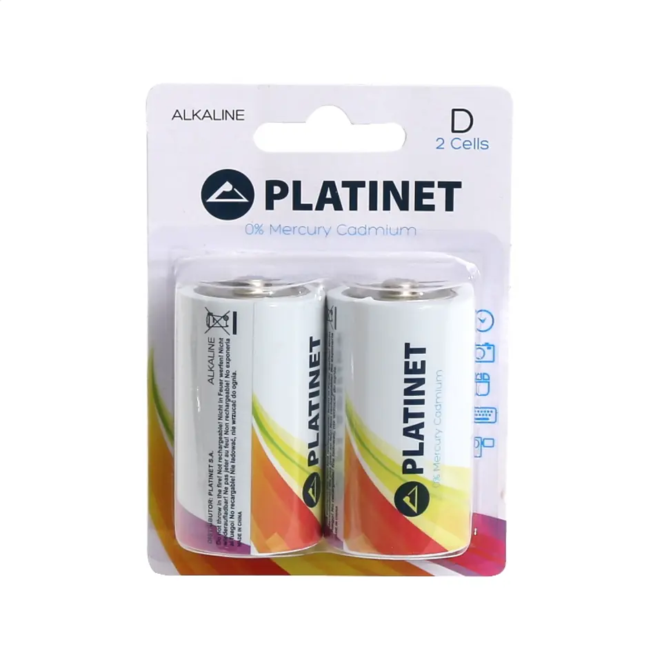 ⁨PLATINET BATTERY ALKALINE PRO LR20 BLISTER*2 [43733]⁩ at Wasserman.eu