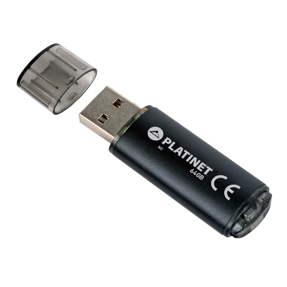 ⁨PLATINET PENDRIVE USB 2.0 X-Depo 64GB BLACK [42117]⁩ w sklepie Wasserman.eu