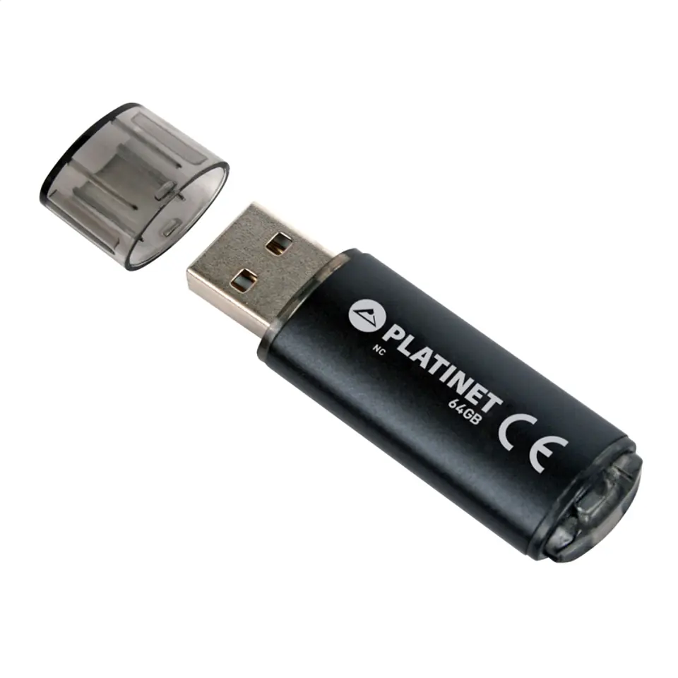 ⁨PLATINET PENDRIVE USB 2.0 X-Depo 64GB BLACK [42117]⁩ at Wasserman.eu