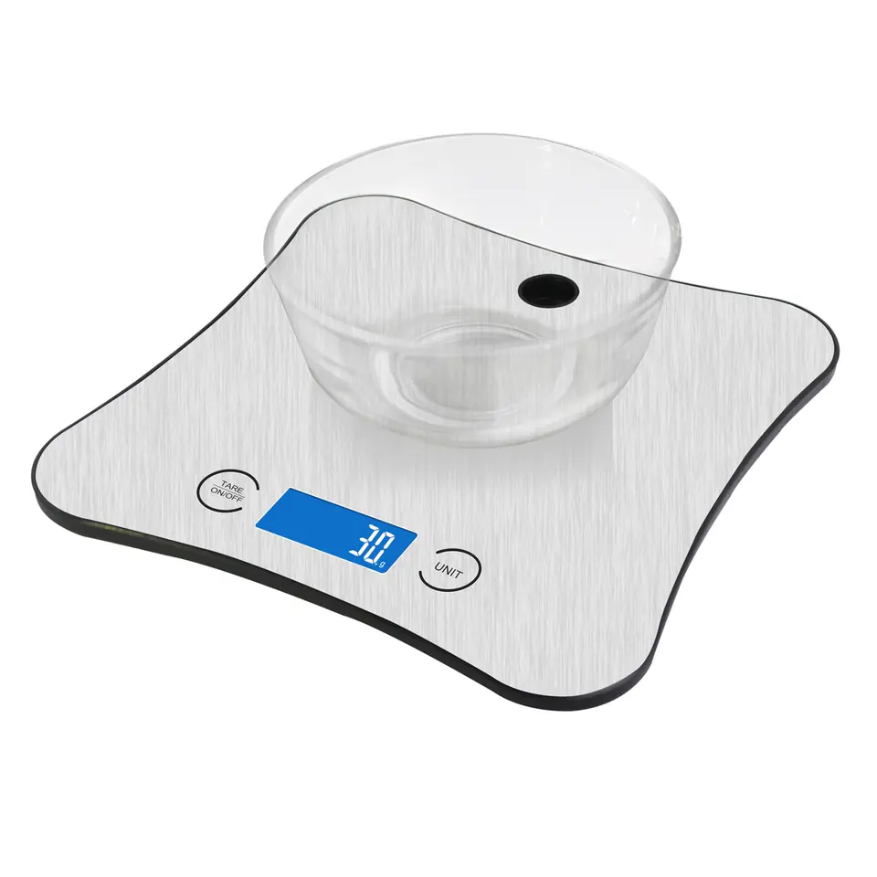 ⁨PLATINET NUTRITION KITCHEN SCALE STAINLESS STEEL NUTRIENT CALC APP BLUETOOTH [45214]⁩ at Wasserman.eu