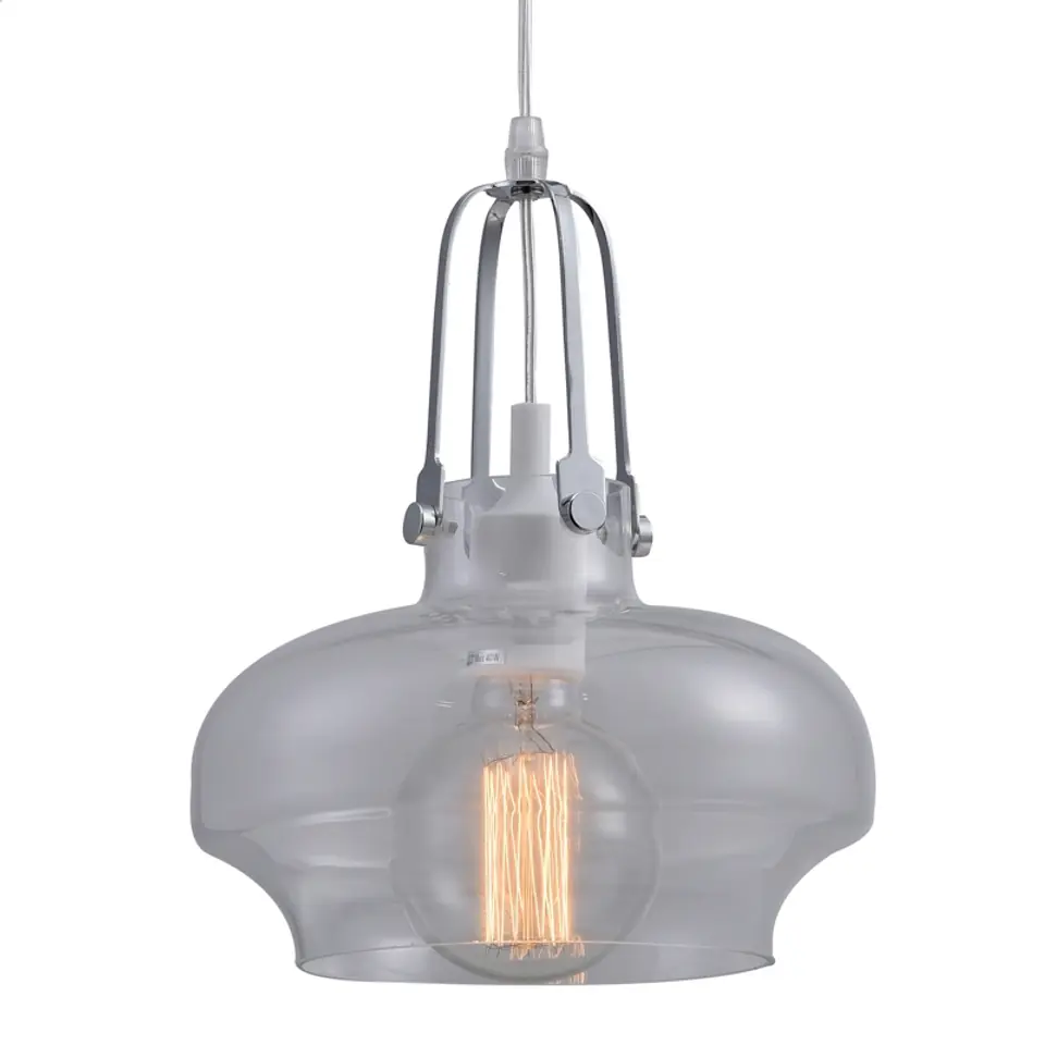 ⁨PLATINET PENDANT LAMP LAMPA SUFITOWA  ARTEMIS P150402L E27 GLASS+CLEAR 35x30 [44010]⁩ w sklepie Wasserman.eu