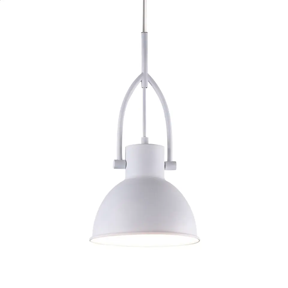 ⁨PLATINET PENDANT LAMP LAMPA SUFITOWA  HESTIA P161052-ME27 METAL WHITE 26x36 [44021]⁩ w sklepie Wasserman.eu