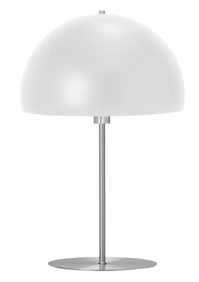 ⁨PLATINET TABLE LAMP E27 25W METAL ROUND SHADE 1,5 M CABLE WHITE [45674]⁩ at Wasserman.eu
