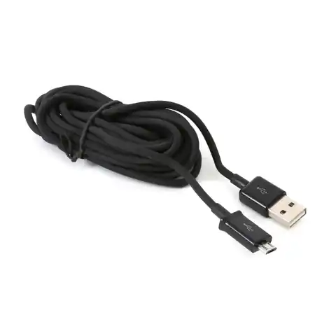 ⁨PLATINET MUD MICRO USB TO USB CABLE KABEL 3M 2A BLACK BLISTER 42875⁩ w sklepie Wasserman.eu