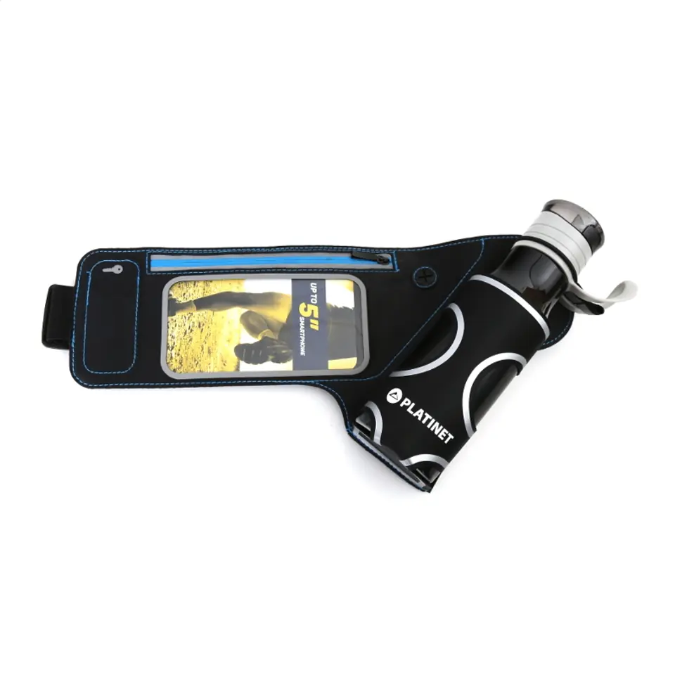 ⁨PLATINET RUNNING WAIST BAG WITH SMARTPHONE POCKET AND WATER BOTTLE⁩ w sklepie Wasserman.eu