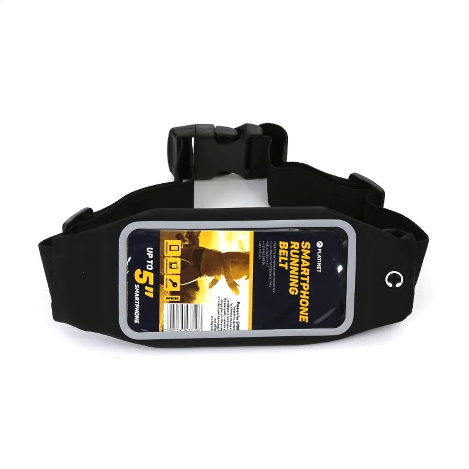 ⁨PLATINET PWB03 WAIST BAG WITH SMARPTHONE WINDOW BLACK⁩ at Wasserman.eu