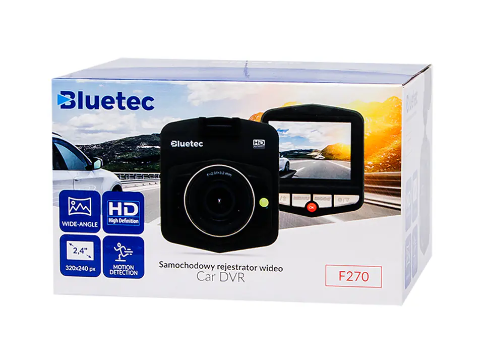 Rejestrator video BLACKBOX DVR F270 w sklepie Wasserman.eu