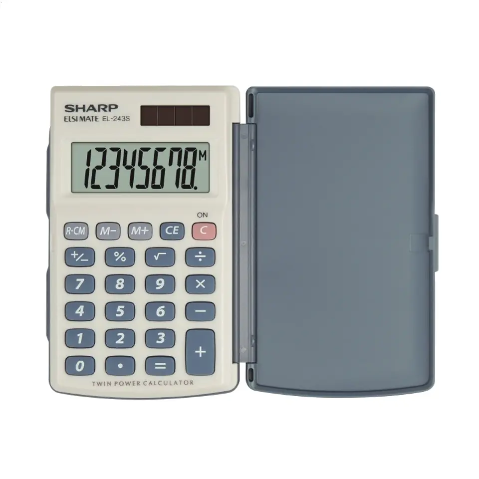 ⁨SHARP CALCULATOR HANDHELD BOX EL243S⁩ at Wasserman.eu