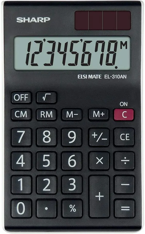 ⁨SHARP CALCULATOR DESKTOP BOX ELSI MATE EL310ANWH⁩ at Wasserman.eu