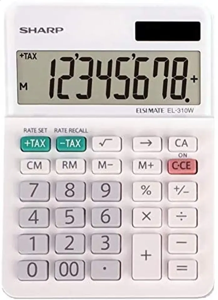 ⁨SHARP CALCULATOR DESKTOP BOX EL310ANWH⁩ at Wasserman.eu