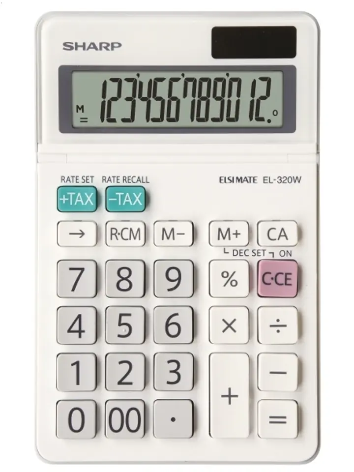 ⁨SHARP CALCULATOR DESKTOP 12D  ELSIMATE EL320WB⁩ at Wasserman.eu