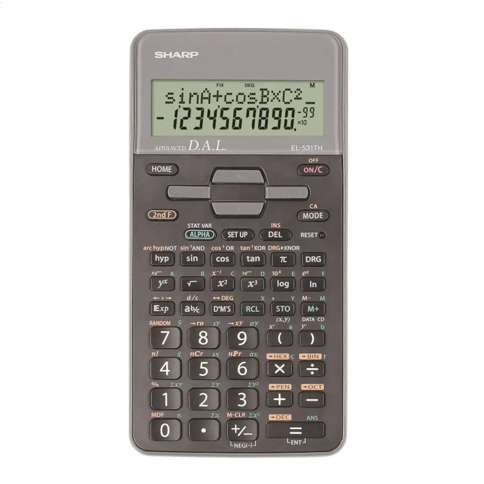 ⁨SHARP CALCULATOR SCIENTIFIC BOX GRAY EL531THGY⁩ at Wasserman.eu