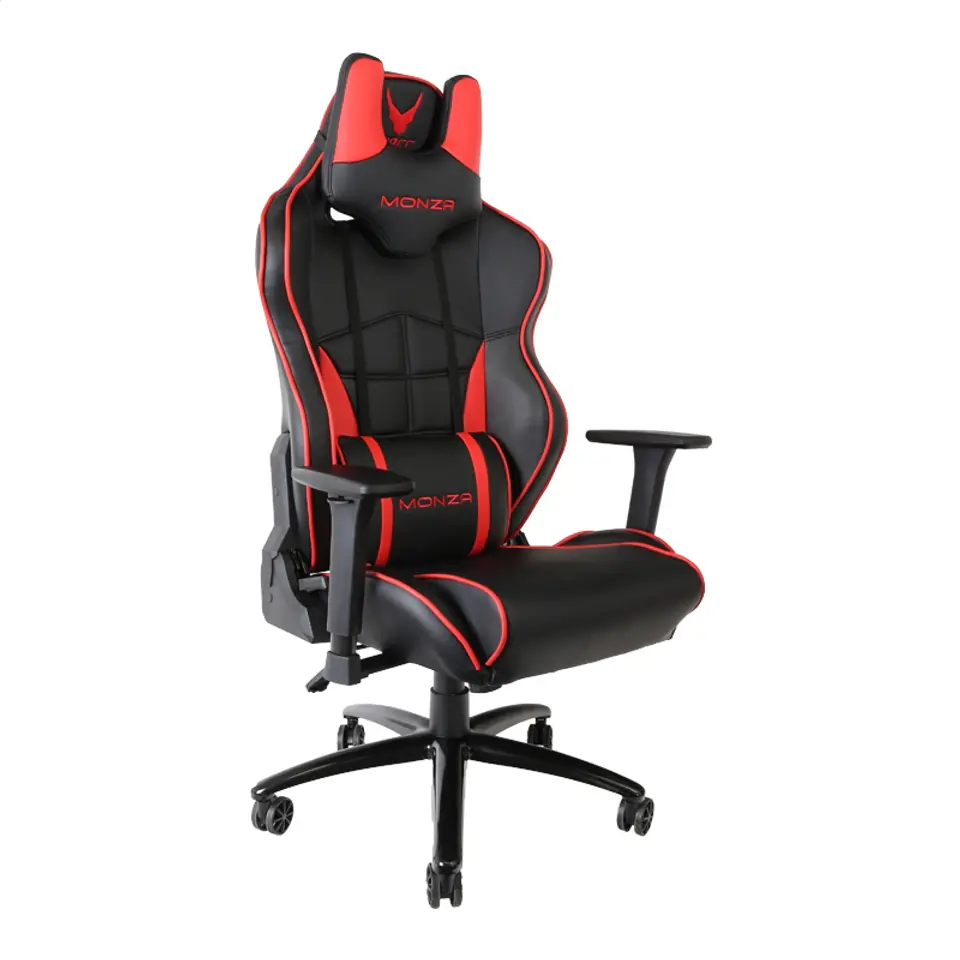 ⁨VARR GAMING CHAIR FOTEL GAMINGOWY MONZA BUCKET WITH TWO PILLOWS [43952]⁩ w sklepie Wasserman.eu