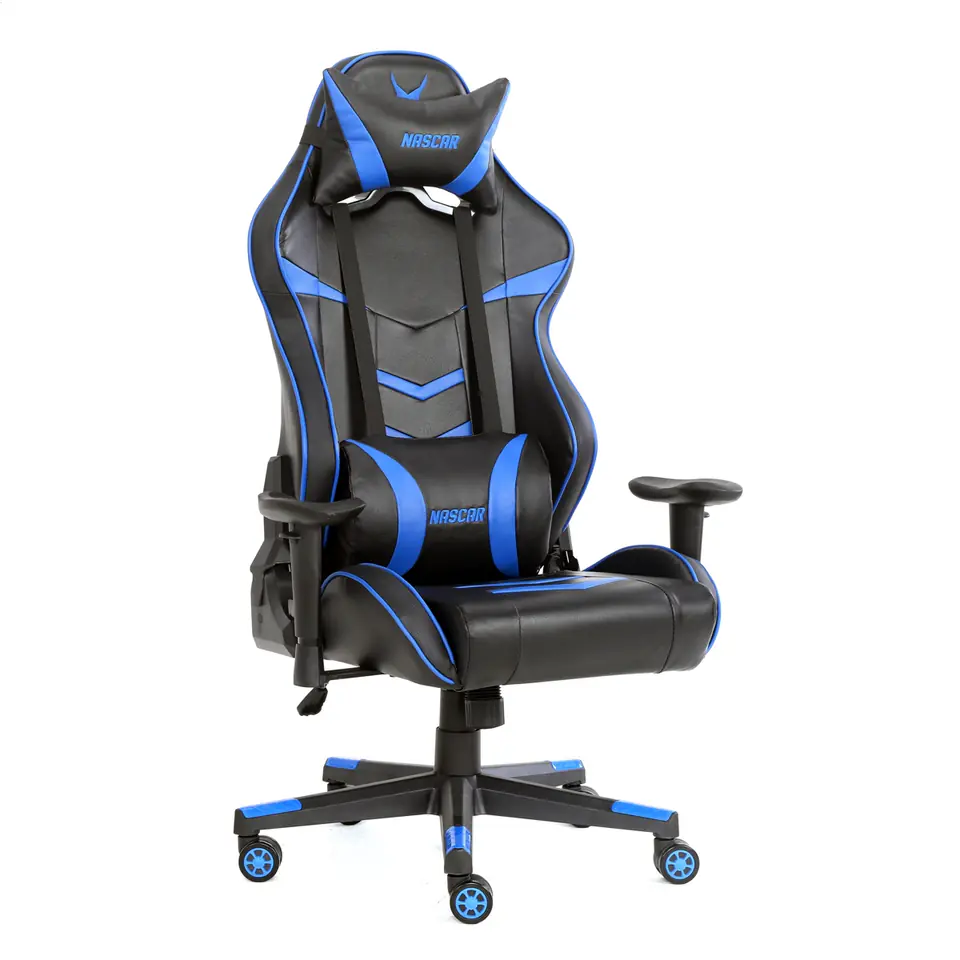 ⁨VARR GAMING CHAIR FOTEL GAMINGOWY NASCAR BUCKET WITH TWO PILLOWS [44588]⁩ w sklepie Wasserman.eu