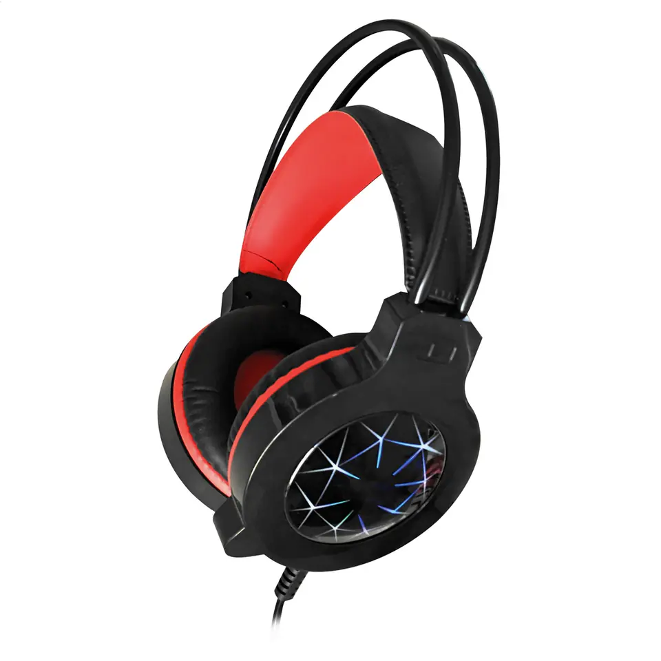 ⁨VARR OVER-EAR GAMING HEADPHONES WITH MICROPHONE AND LED BACKLIGHT VH6010B⁩ at Wasserman.eu