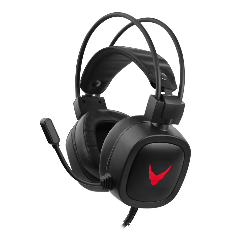 ⁨VARR GAMING HEADSET7 COLORS BREATHING SŁUCHAWKI NAUSZNE 3,5MM USB BLACK [45544] TE⁩ w sklepie Wasserman.eu