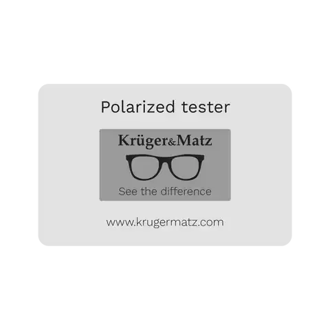 ⁨Kruger & Matz glasses polarity tester⁩ at Wasserman.eu