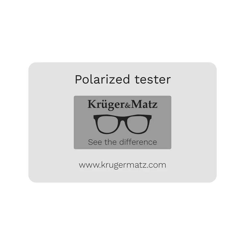 ⁨Kruger & Matz glasses polarity tester⁩ at Wasserman.eu