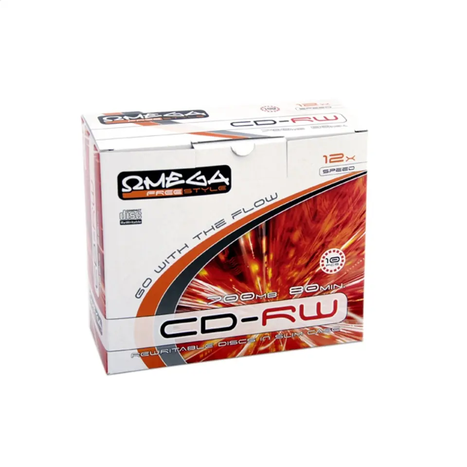⁨FREESTYLE CD-RW 700MB 12X SLIM CASE*10 [56242]⁩ at Wasserman.eu