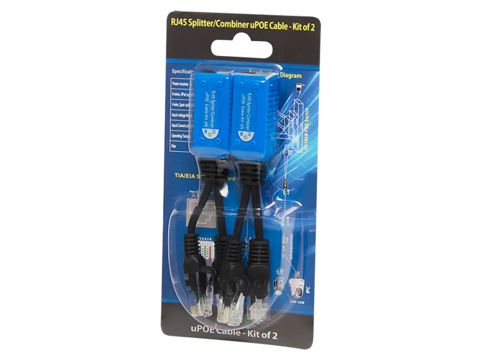 Rozdzielacz sygnału IP + POE JR-RS102 w sklepie Wasserman.eu