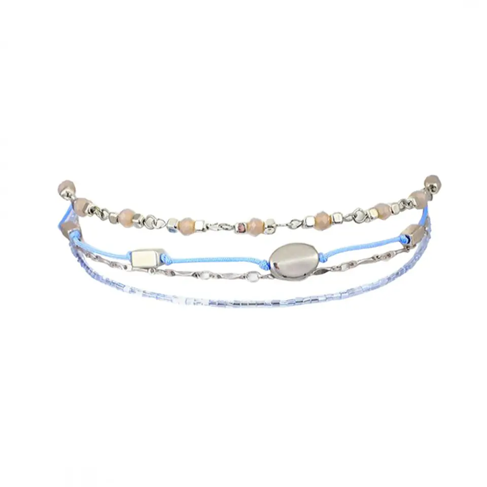 ⁨NASZYJNIK CHOKER BOHO BŁĘKIT N529⁩ w sklepie Wasserman.eu