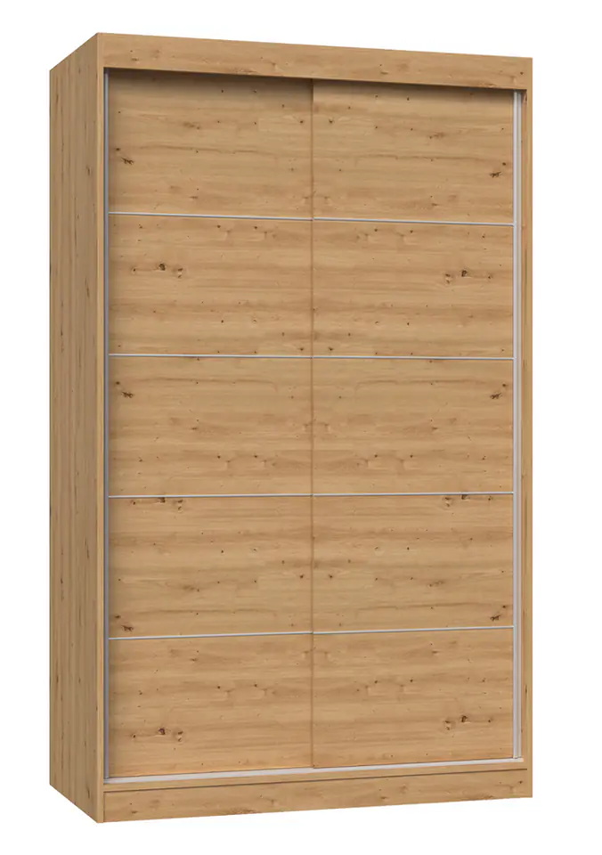 ⁨WARDROBE IGA 120 - ARTISAN OAK WITH MUNTIN BARS⁩ at Wasserman.eu