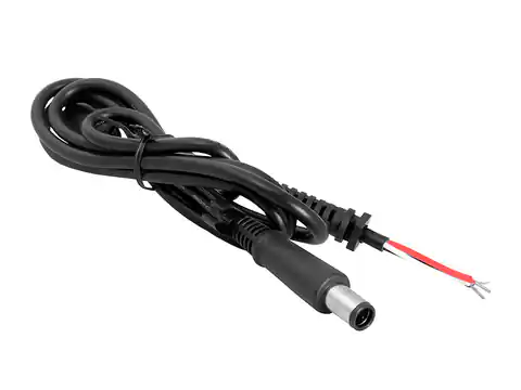 ⁨DC 7.4x5.0 plug with 1.2m cable for DELL/HP laptop power supply. (1LM)⁩ at Wasserman.eu