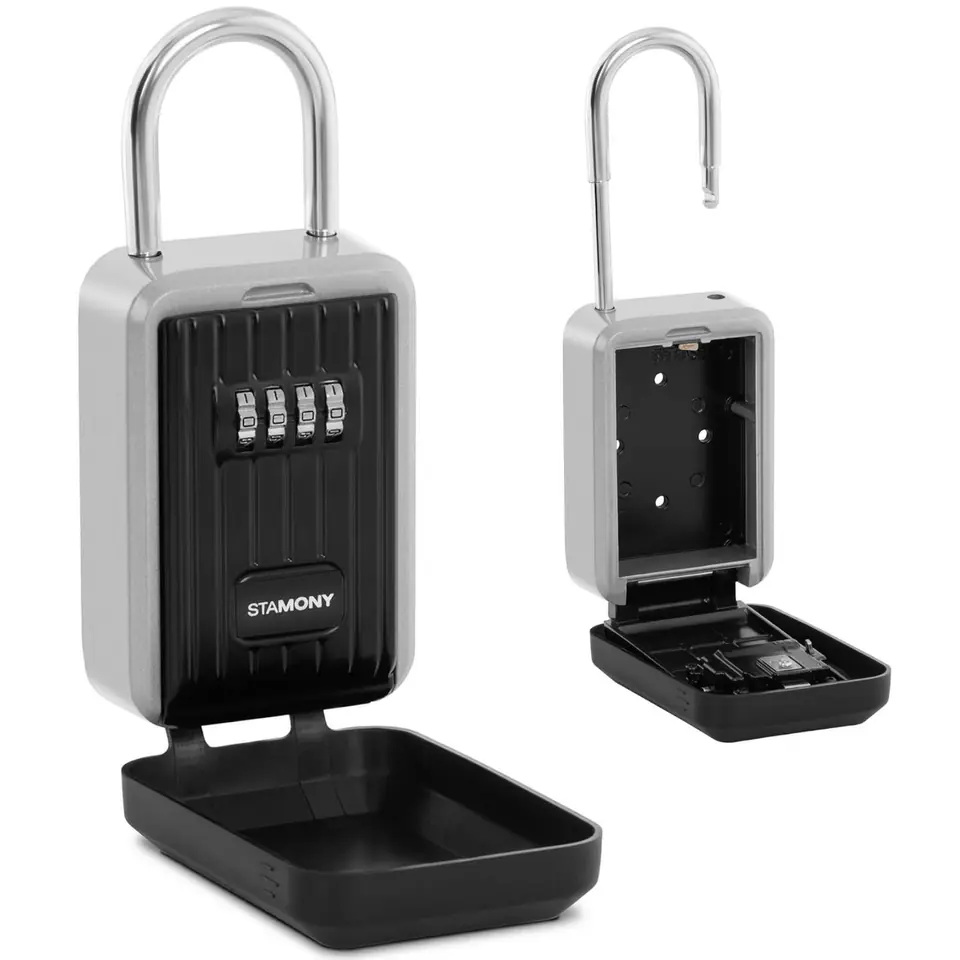 ⁨Safe, key vault with combination lock and padlock + COVER ST-KS-300N⁩ at Wasserman.eu