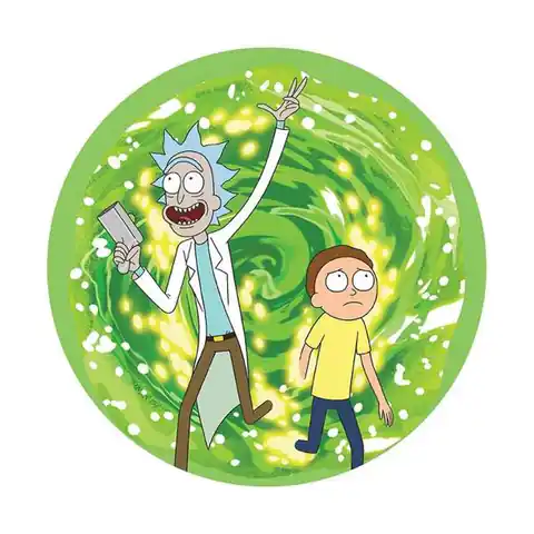 ⁨Podkładka pod myszkę - Rick and Morty "Portal"⁩ w sklepie Wasserman.eu