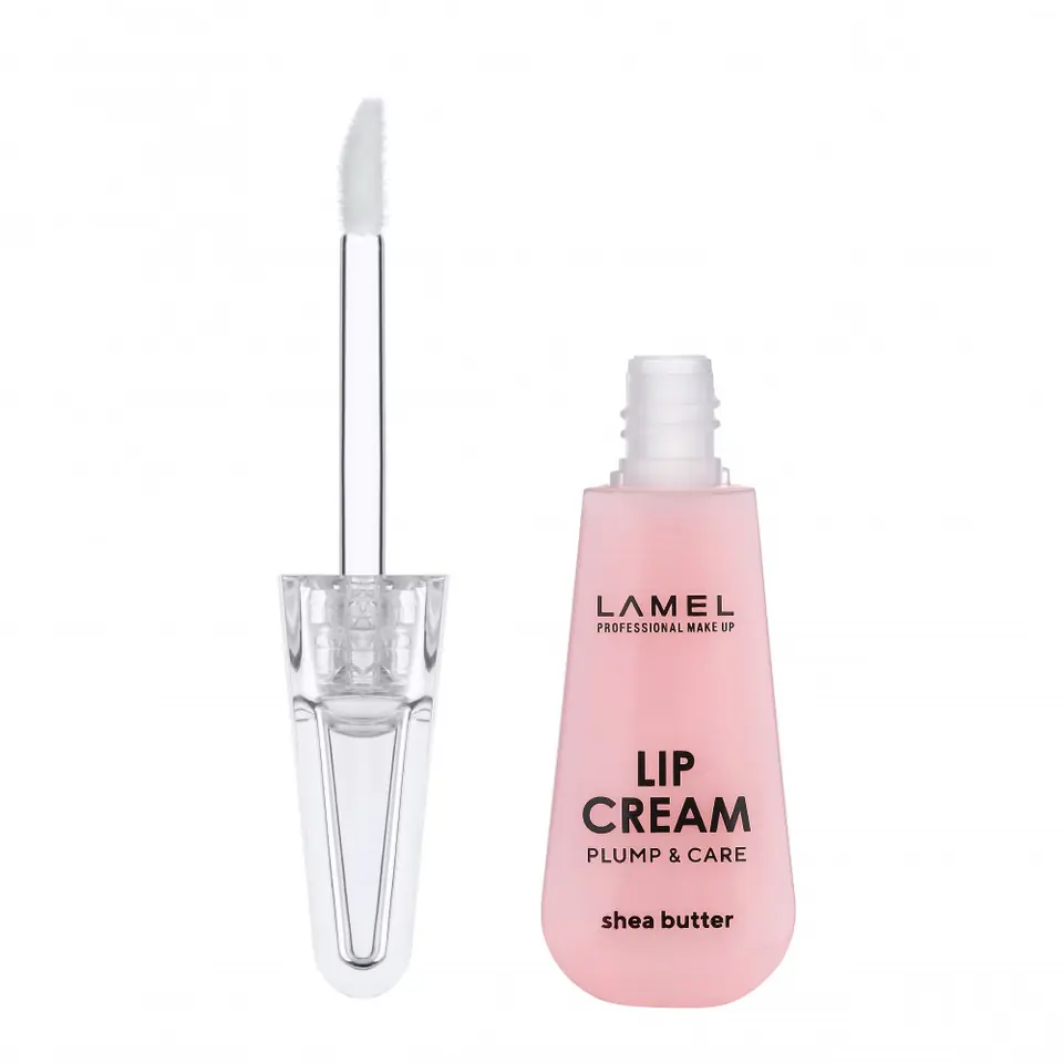 ⁨LAMEL Insta Kremowy Błyszczyk do ust Plump&Care nr 401  6ml⁩ w sklepie Wasserman.eu