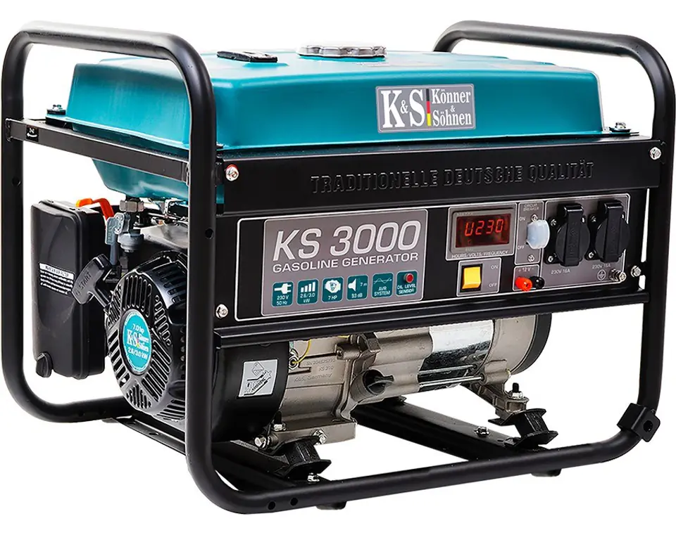 ⁨KÖNNER & SÖHNEN GENERATOR PRĄDOTWÓRCZY BENZYNOWY 2,6kW 230V KS 3000⁩ w sklepie Wasserman.eu