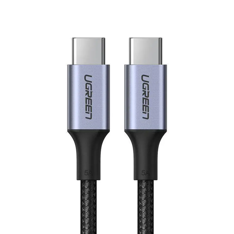 ⁨Kabel USB-C do USB-C UGREEN US316, 100W, 3m (czarny)⁩ w sklepie Wasserman.eu