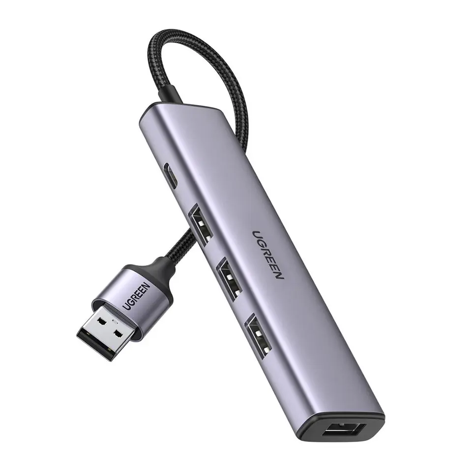 ⁨Hub UGREEN 5w1 Adapter, USB do 4x USB 3.0⁩ w sklepie Wasserman.eu