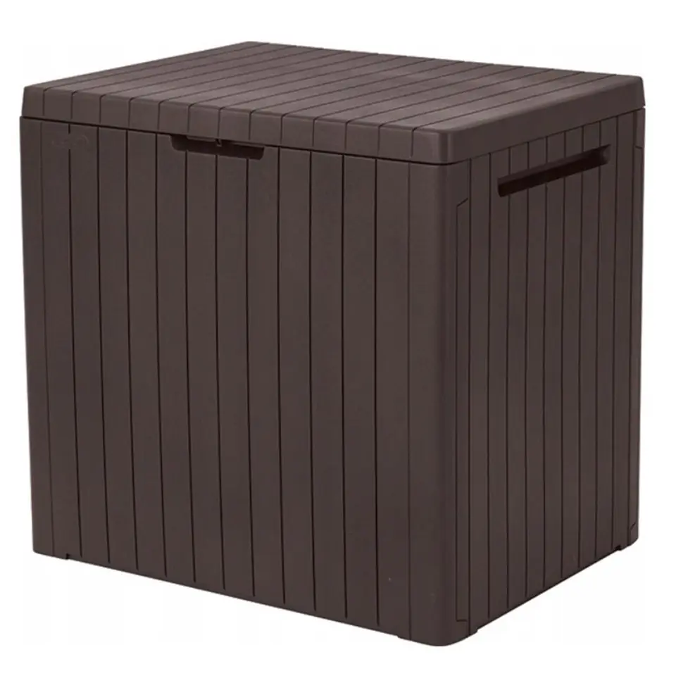 ⁨Skrzynia ogrodowa Keter City Storage Box 113L brązowa⁩ w sklepie Wasserman.eu