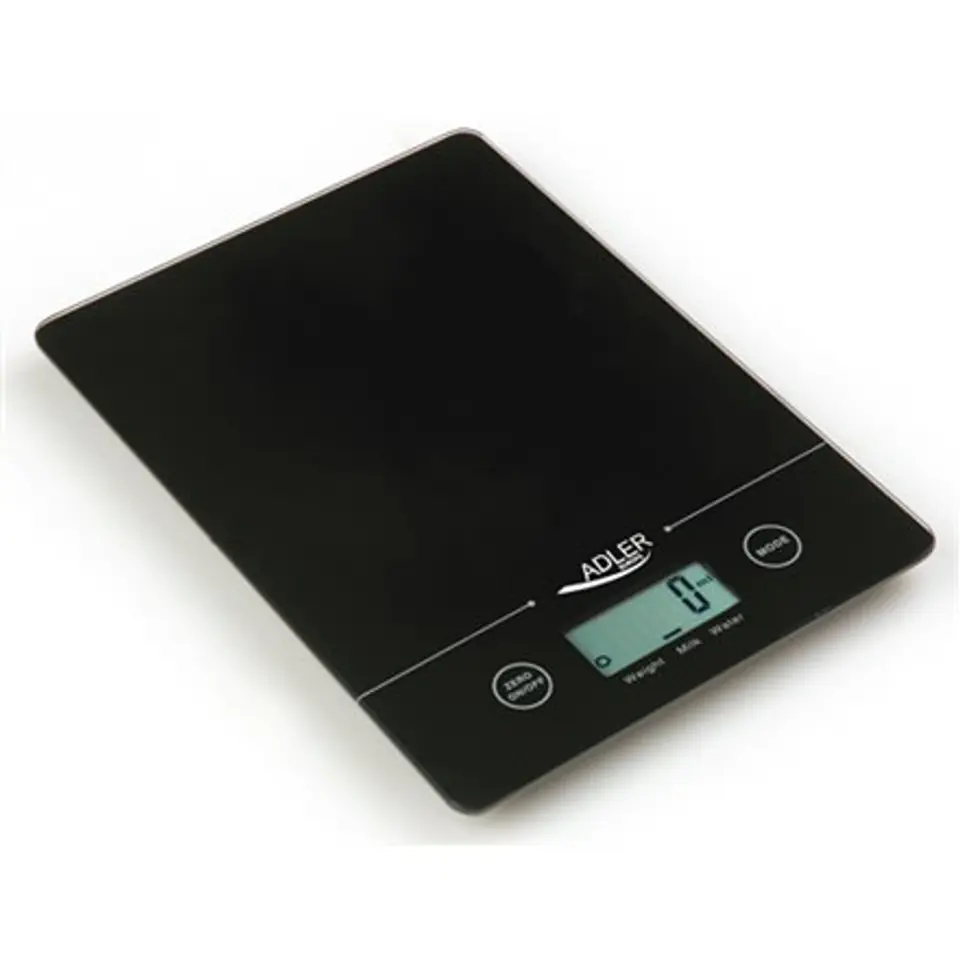 ⁨Electronic kitchen scale with LCD up to 5 kg black AD 3138B⁩ at Wasserman.eu