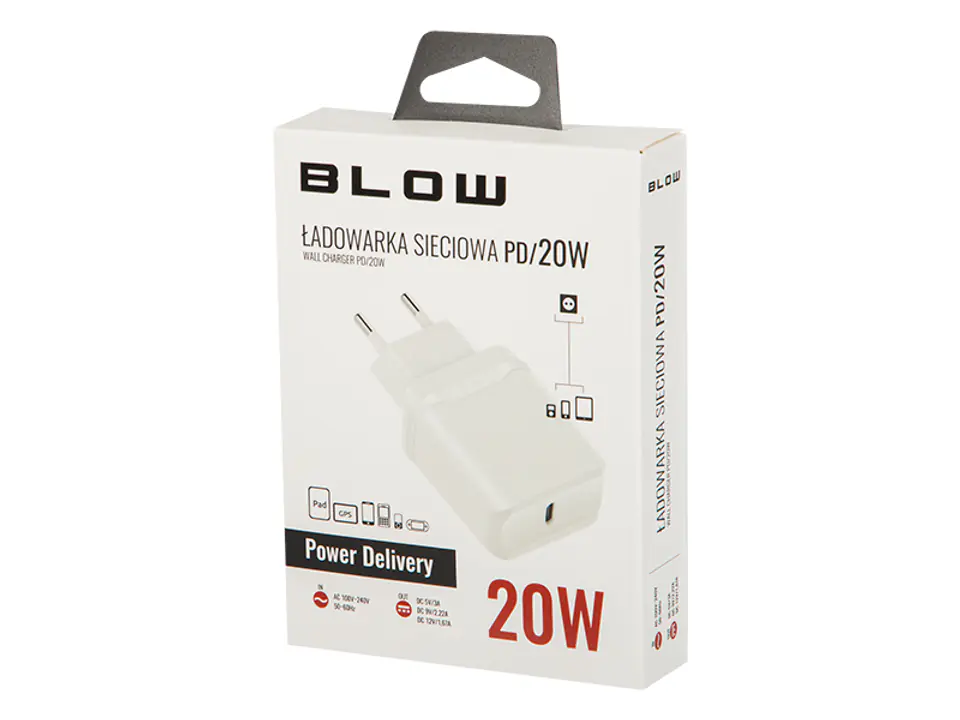 BLOW charger USB-C PD 20W at Wasserman.eu
