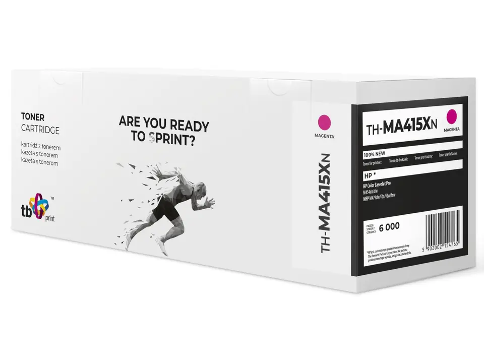 Toner for HP Color LJ Pro M454 W2033X TH-MA415XN 100% new magenta at Wasserman.eu