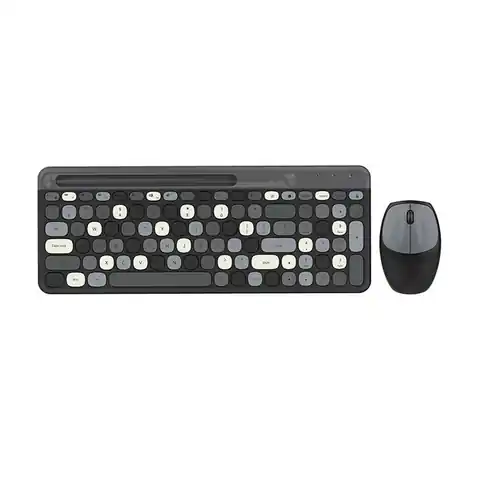 ⁨Bezprzewodowy zestaw klawiatura + myszka MOFII 888 2.4G (czarny)⁩ w sklepie Wasserman.eu