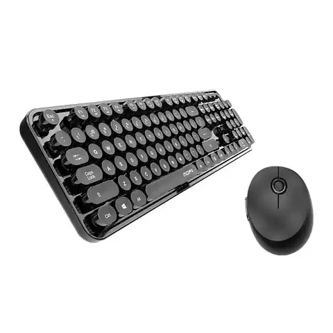 ⁨MOFII Sweet 2.4G Wireless Keyboard + Mouse Kit (Black)⁩ at Wasserman.eu