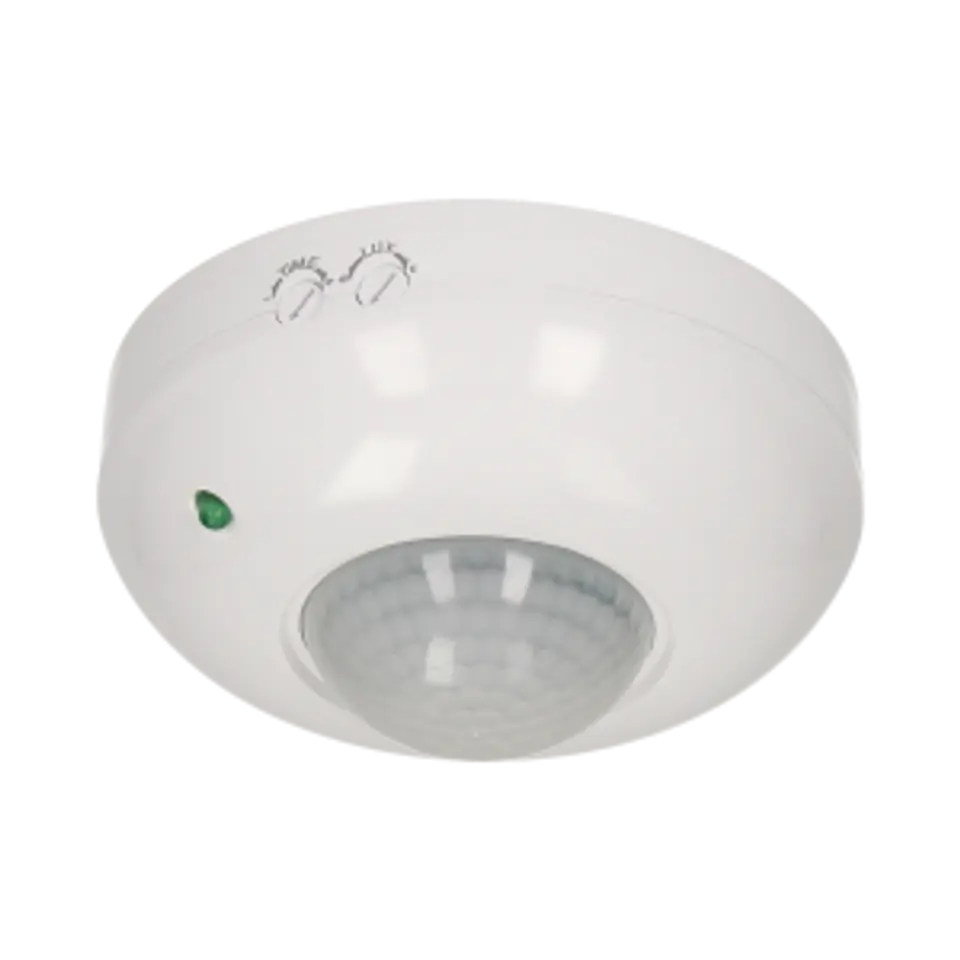 ⁨Czujnik ruchu 360st. IP20, 1200W, biały⁩ w sklepie Wasserman.eu